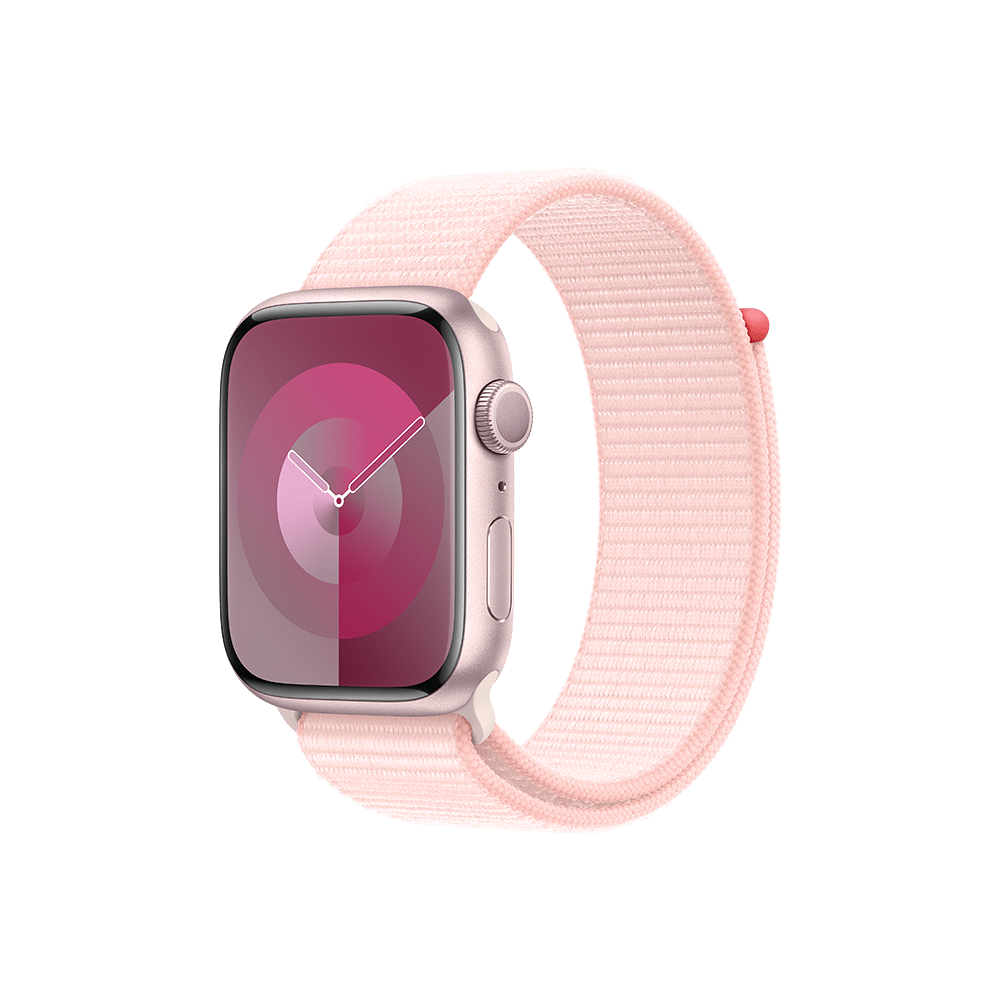 Apple Watch Series 9 GPS 45mm kast van roze aluminium